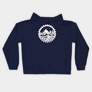 Bikepacking Explore Sprocket Kids Hoodie